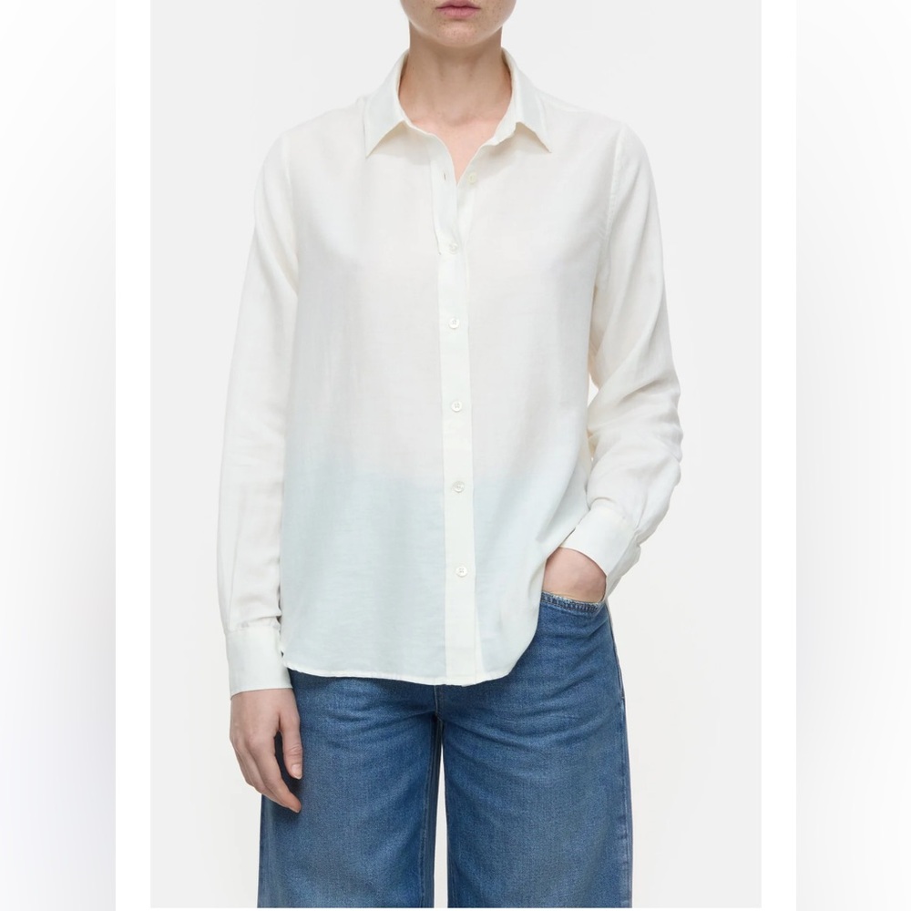 CLOSED BRAND - WOMENS COTTON-CASHMERE BLEND BLOUSE